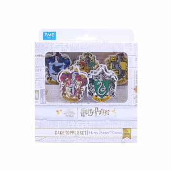 Cupcake Topper - Harry Potter Crests